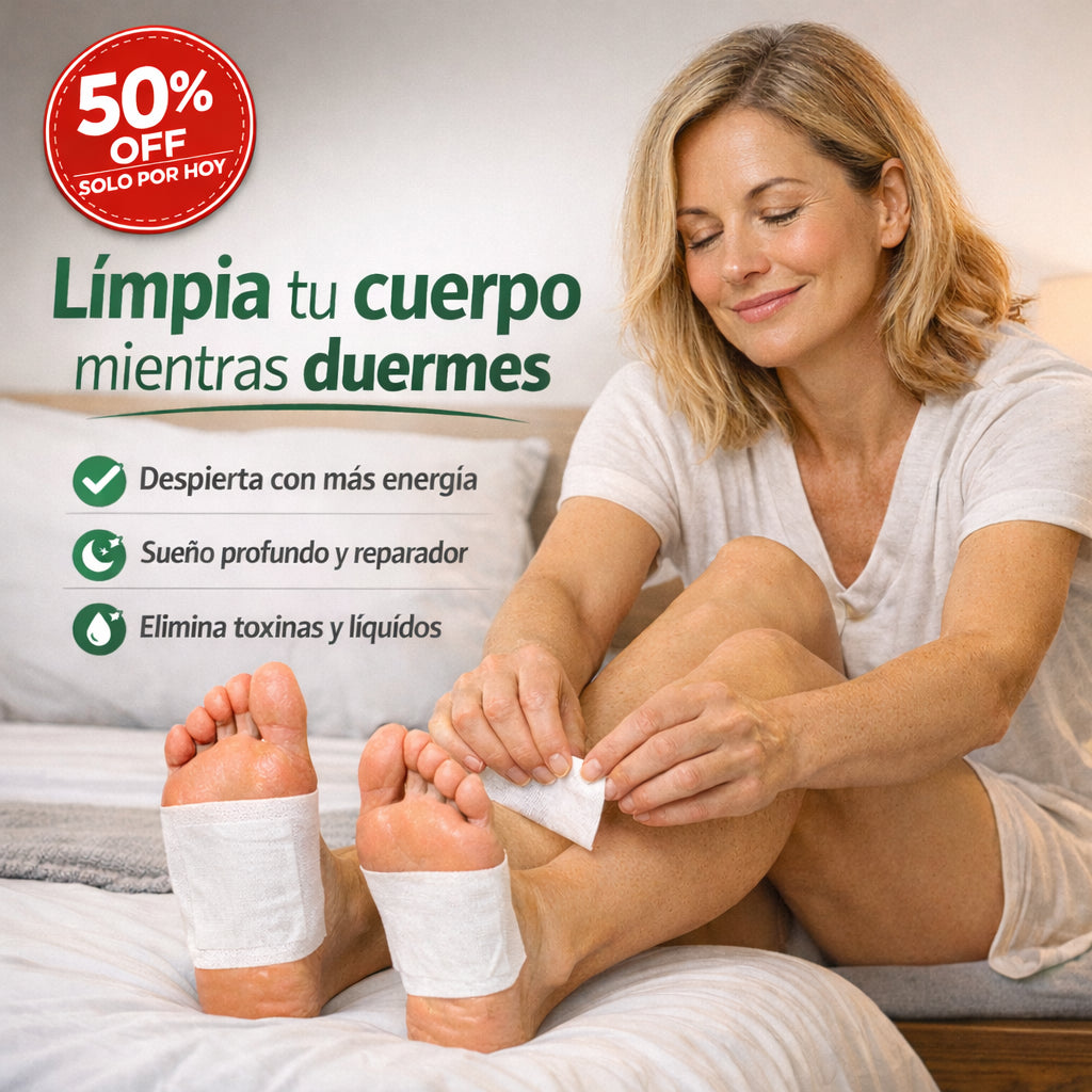 Parches Kinoki® Desintoxicación invisible mientras duermes