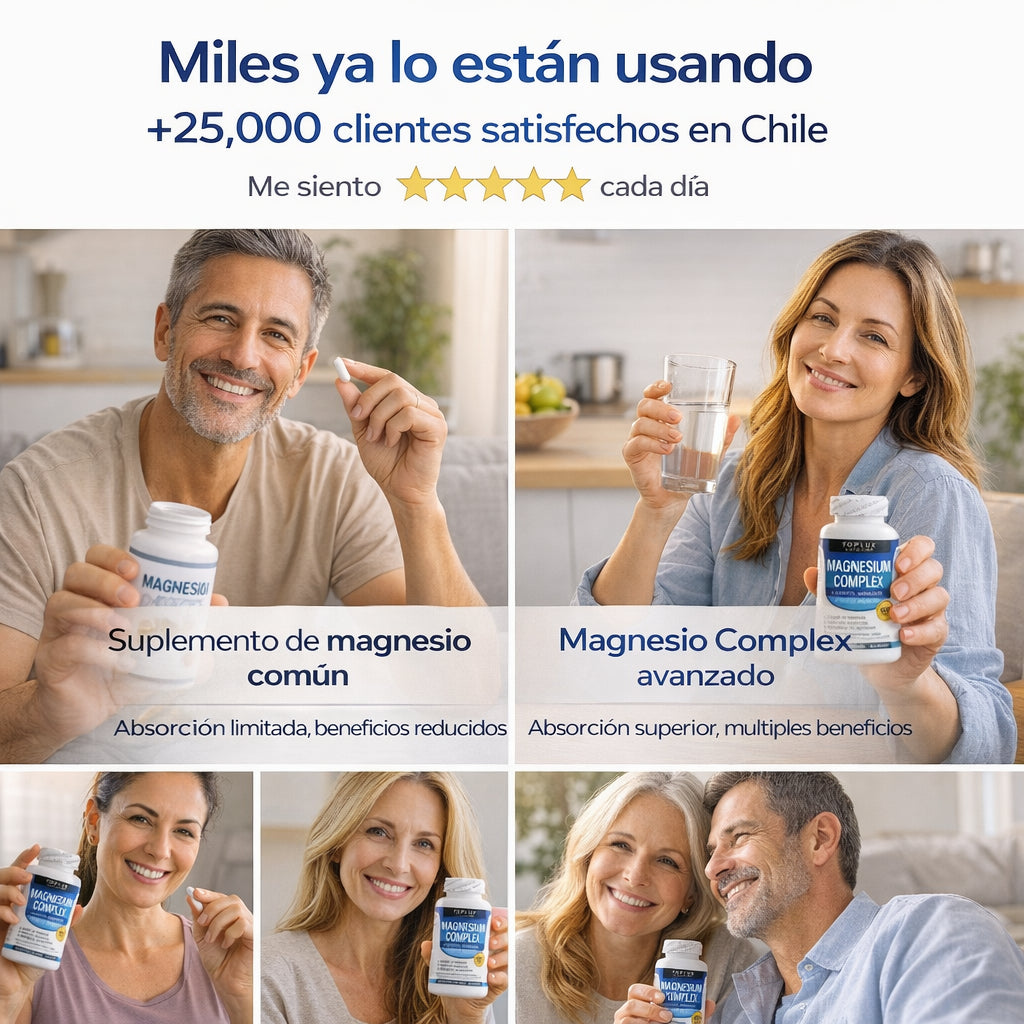 Magnesio Complex 600mg® ¡Refuerza tu inmunidad y mejora la función corporal!